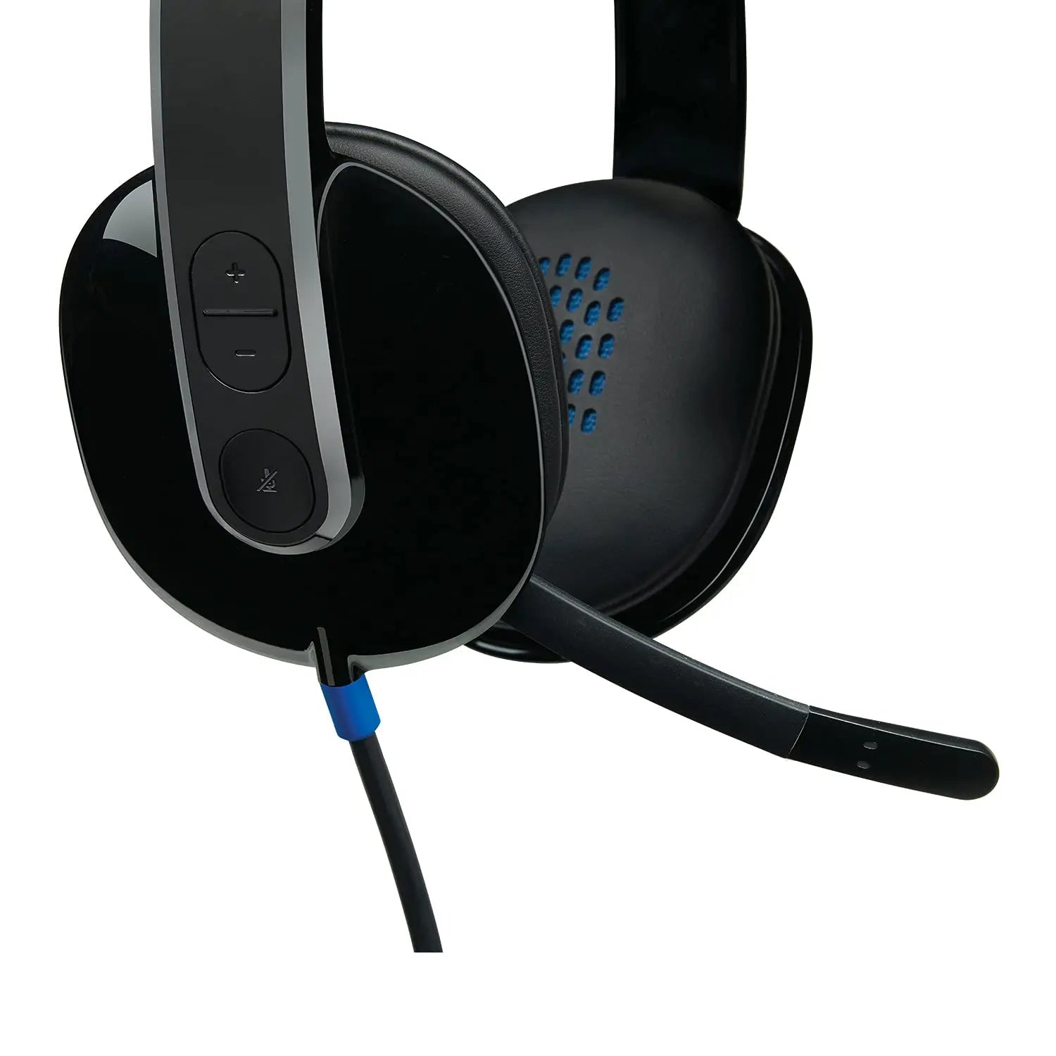 Logitech H540 USB Computer Headset with Noise-Cancelling Mic (Black)