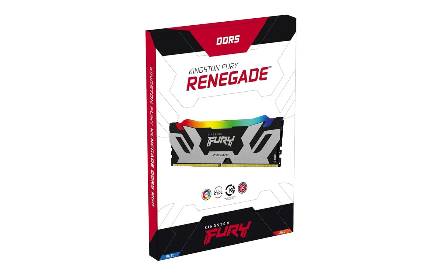 Kingston Fury Renegade RGB 16GB DDR5 8000MHz CL38 DIMM Desktop Gaming Memory