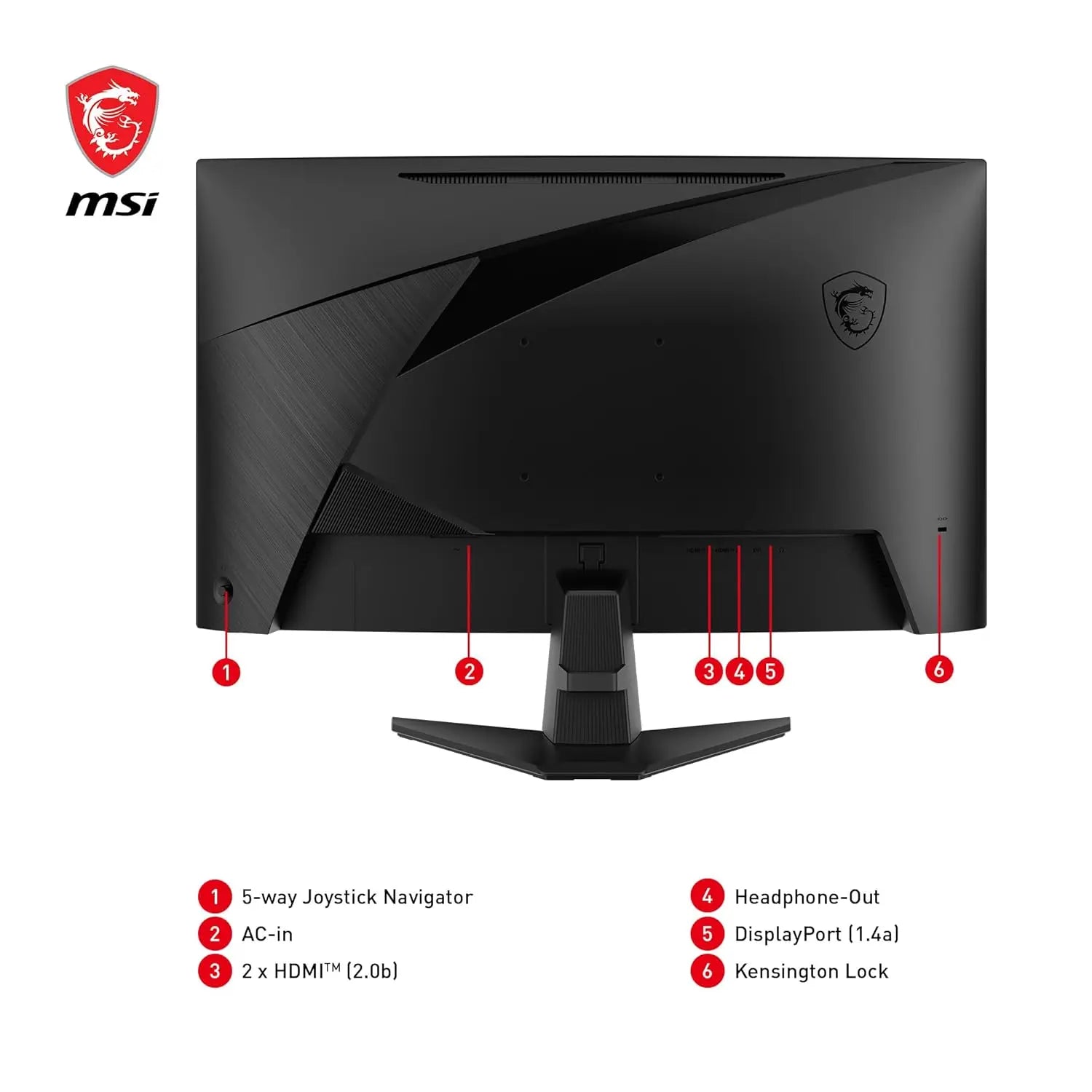 MSI MAG 27CQ6F 27" 2K WQHD 180Hz 0.5ms VA Curved Gaming Monitor My Store