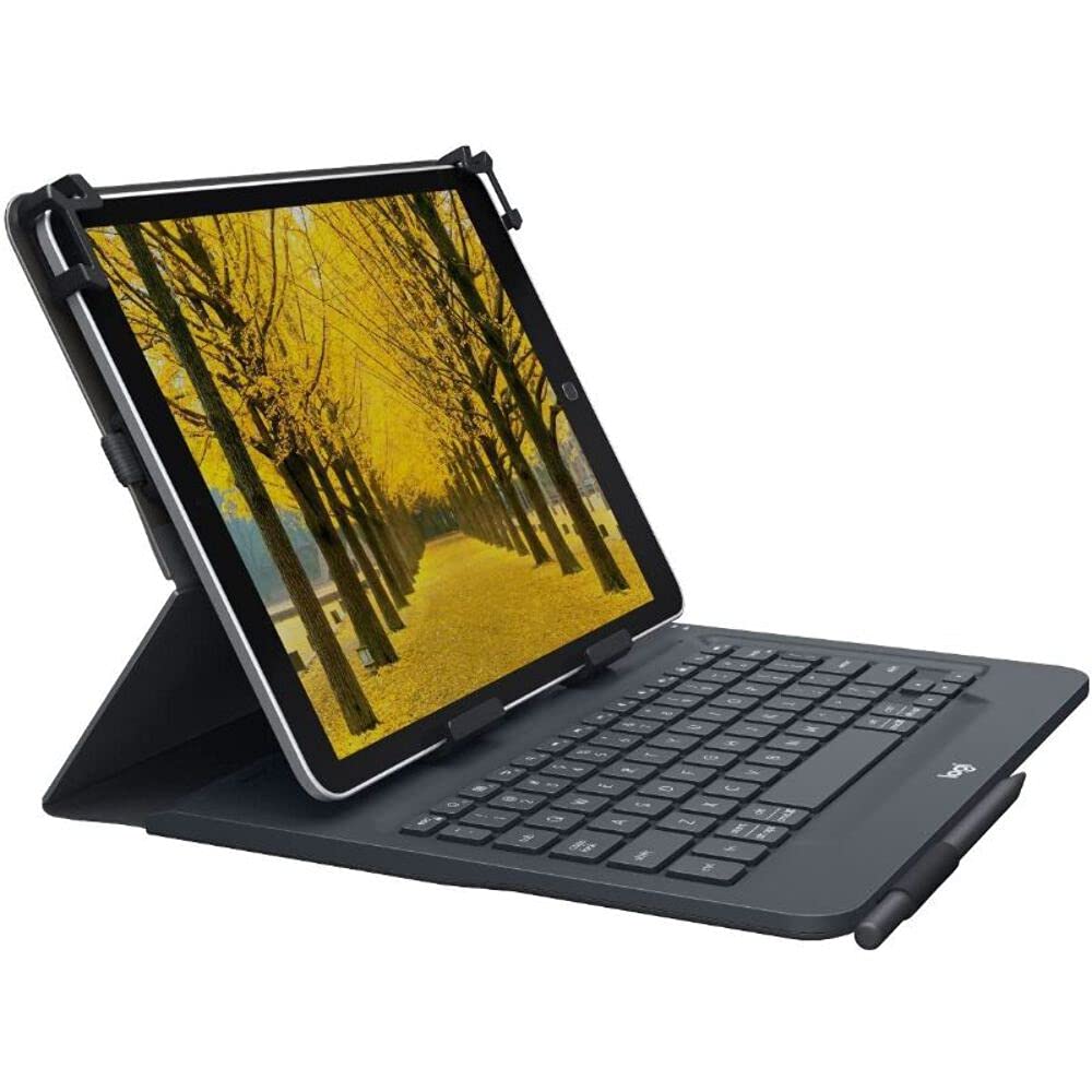 Logitech Universal Folio Case with integrated Bluetooth keyboard for select 9-10 inch Tablets