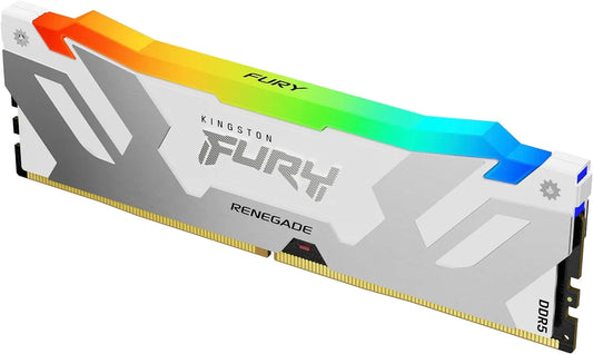 Kingston Fury Renegade RGB 16GB DDR5 6800MHz CL36 DIMM Desktop Gaming Memory - White