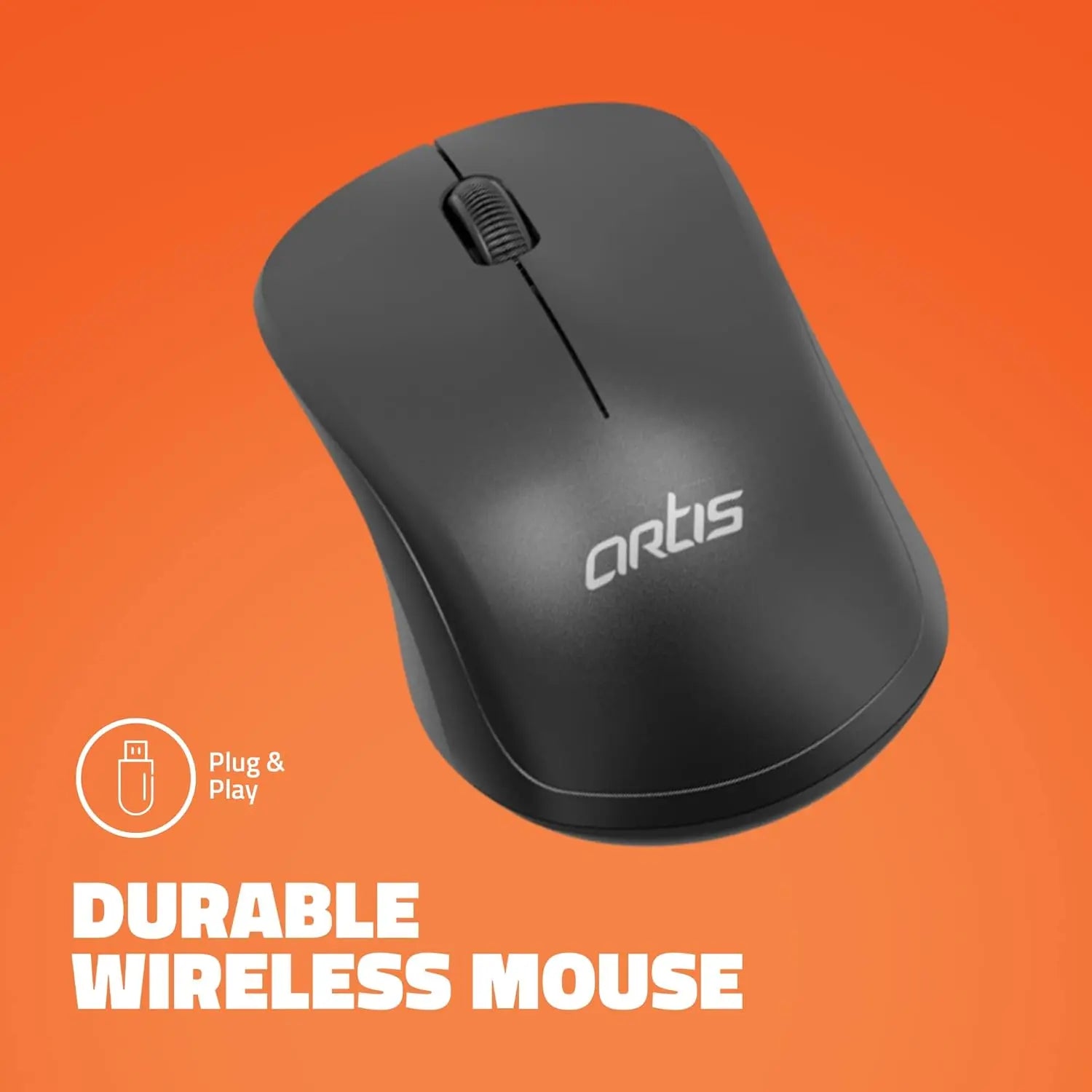 Artis WP10M Wireless Mouse Black