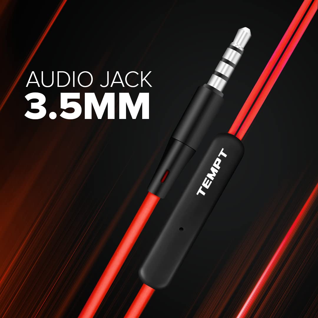 Tempt Wired Earphone Zoom X1