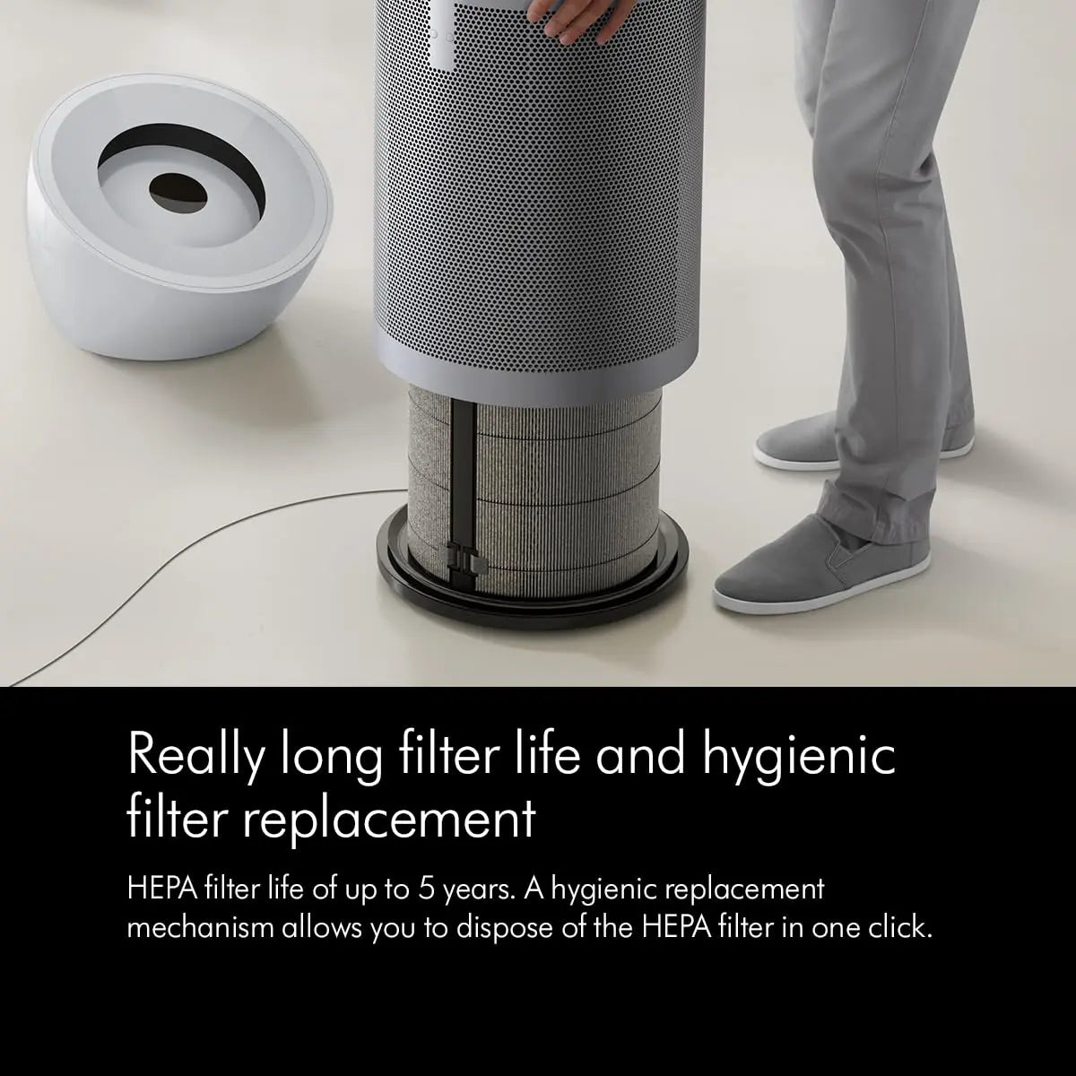Dyson Air Purifier Big+Quiet Covers 1100 Sq. Ft Advanced HEPA H13 filtration