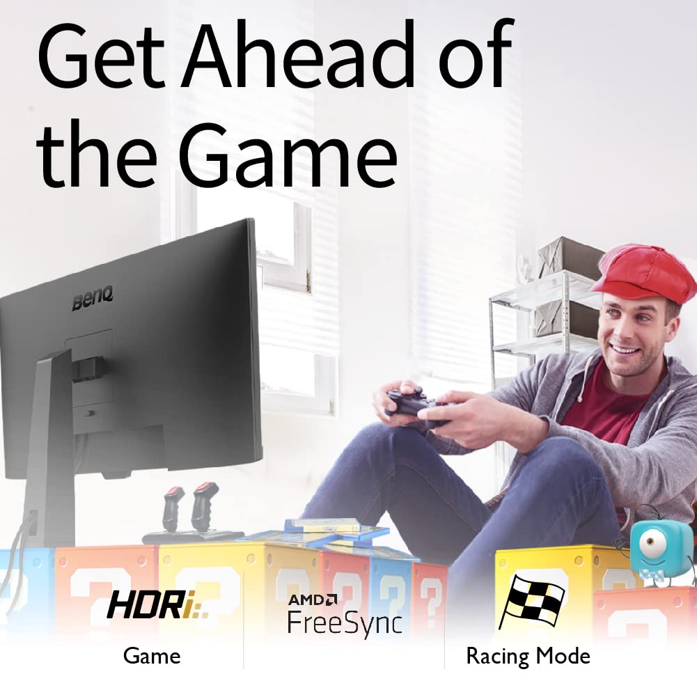 BenQ EW2880U 28 inch(71cm) Premium HDR IPS 4K Bezel-Less Monitor with Remote Control- Eye Care