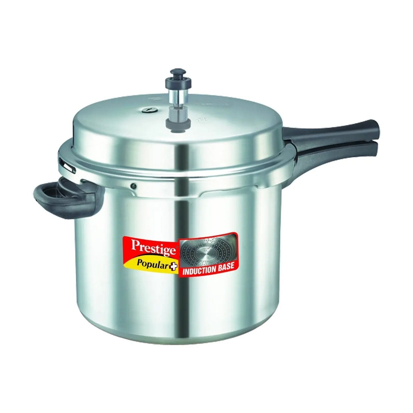 Prestige Popular Plus Induction Base Aluminium Outer Lid Pressure Cooker, 10 Litres, Silver My Store