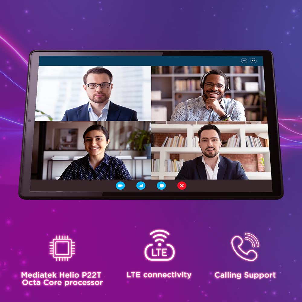 Lenovo K10 ZA8R0022IN Tab with 4GB RAM/64GB Storage Abyss Blue 4G LTE Wi-Fi & 10.3 inch FHD Display Blue