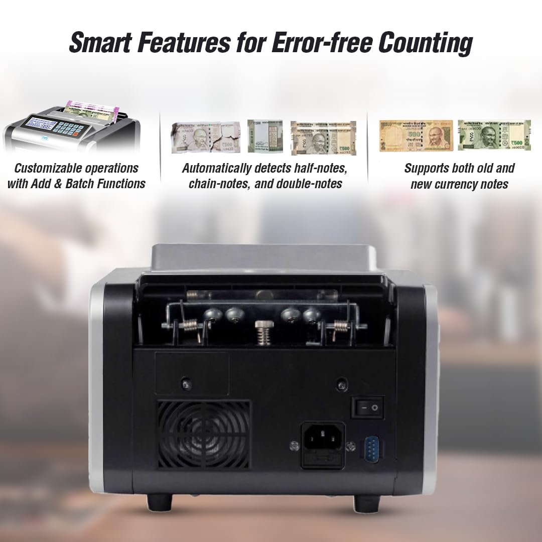 Tvs Cash Counting Machine CC-232 Classis Plus