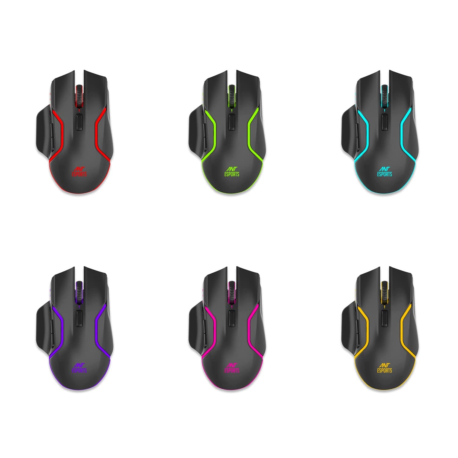 Ant Esports GM320 Pro RGB Wireless Gaming Mouse Black