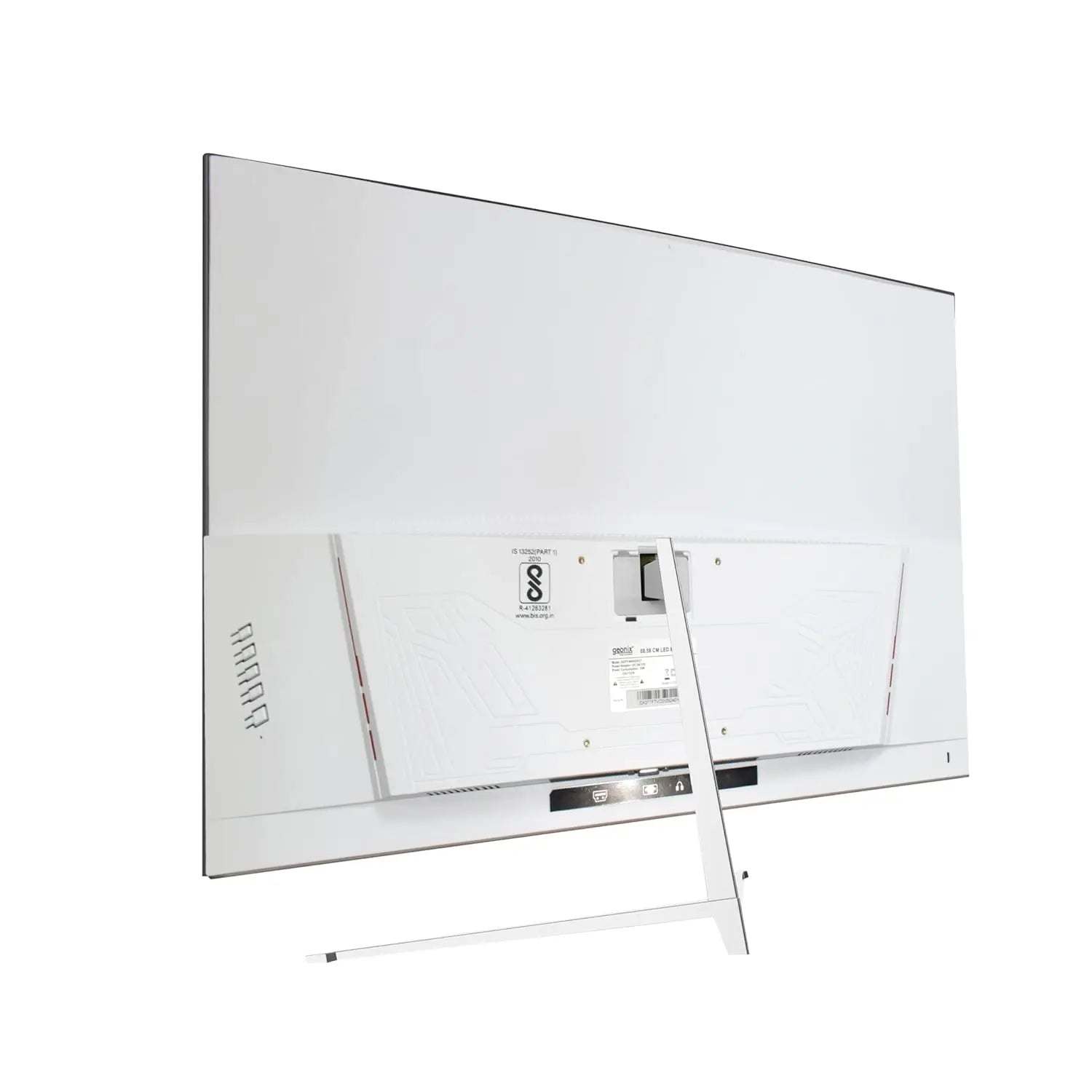 GEONIX Neon 27" 75Hz 1080p FHD  Curved Monitor with Dual Integrated Speakers - White My Store