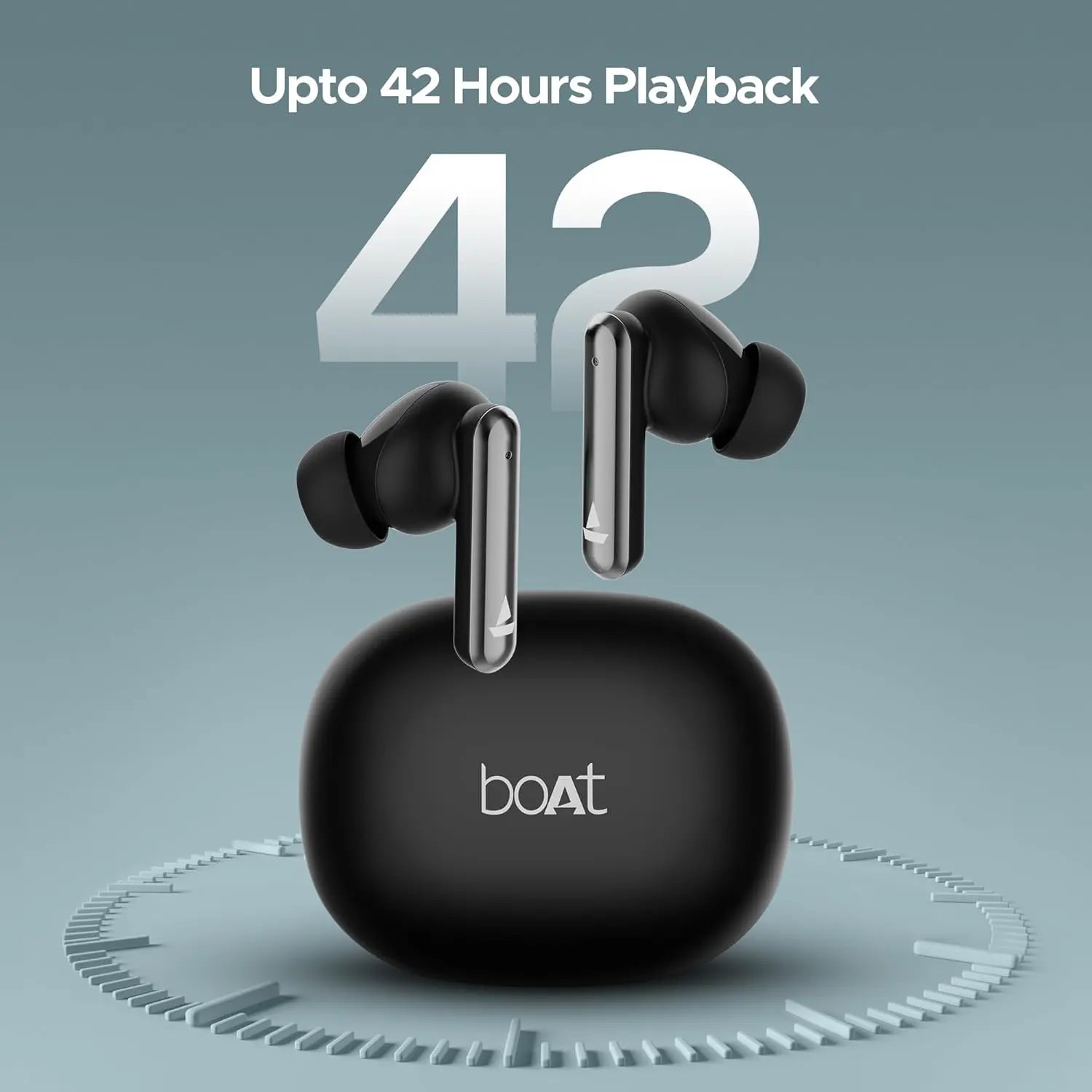 boAt Airdopes Bliss ANC in Ear TWS Earbuds (Royal Black) My Store