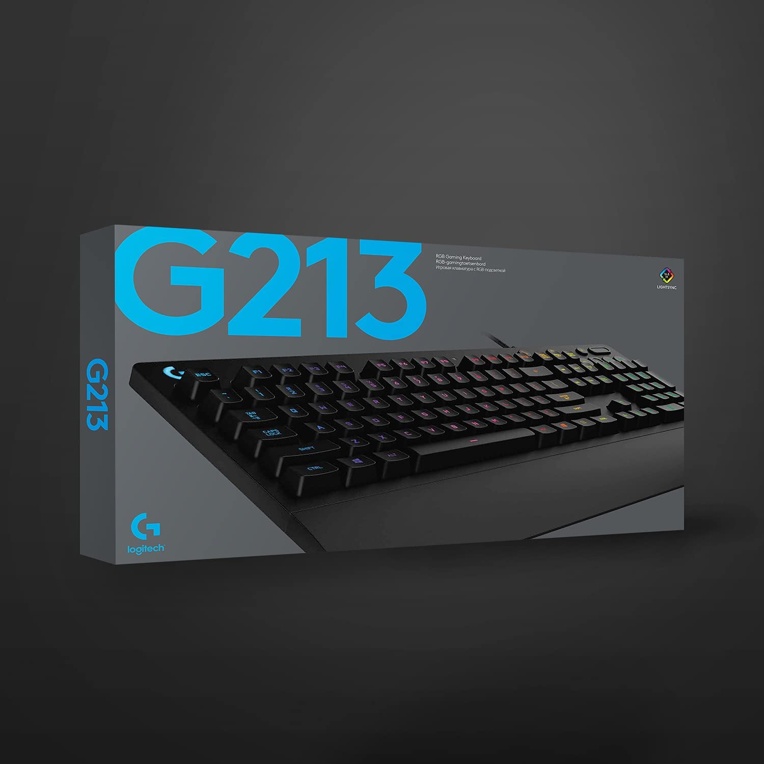 Logitech G213 PRODIGY RGB Gaming Keyboard Black
