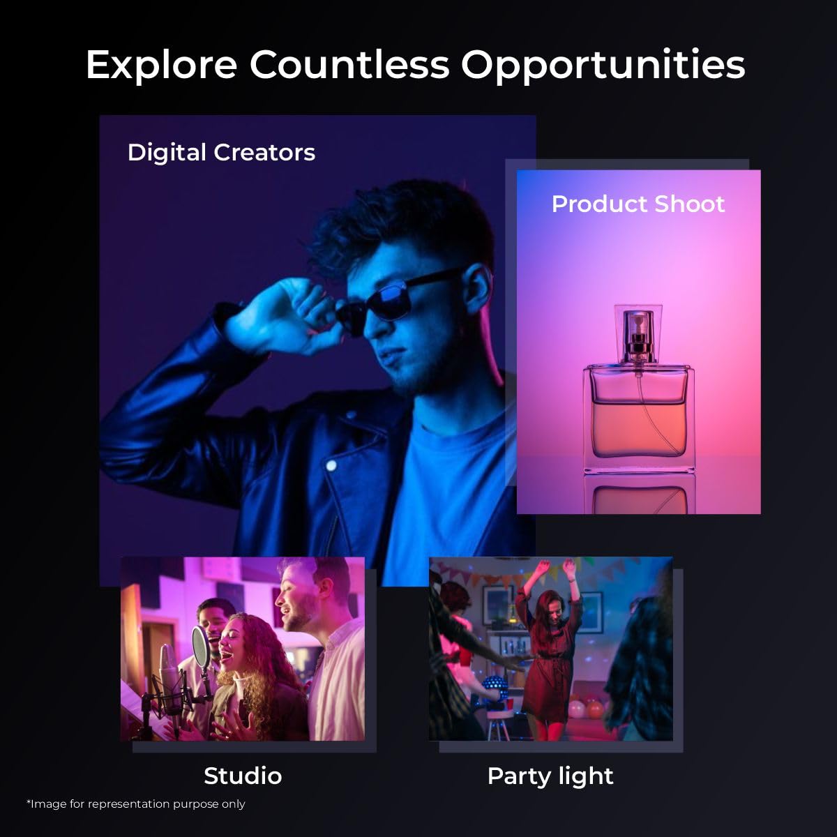 Digitek LED-D12W ML RGB Professional RGB Portable Video Light