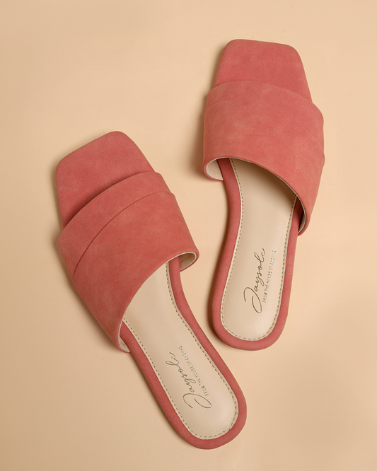 Claret Red Suede Slides My Store