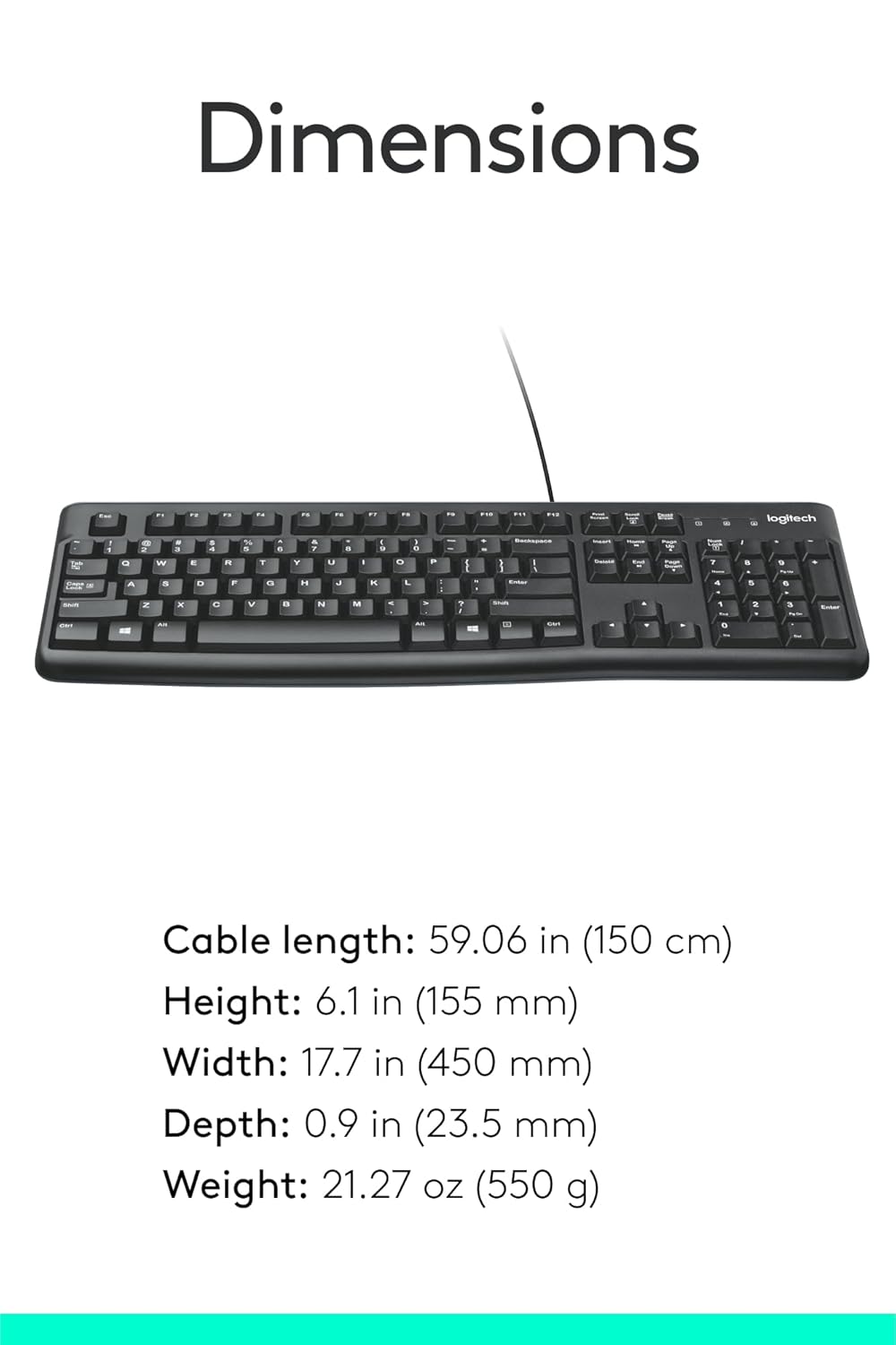 Logitech Wired Keyboard K120