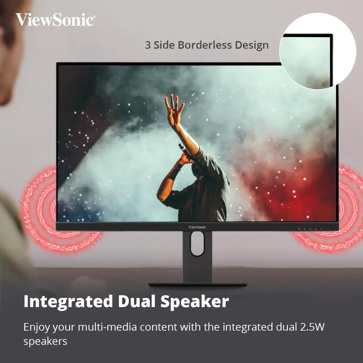 ViewSonic VX2762U-4K 27" 60Hz HDR10 4K UHD IPS HDR10 USB Type-C Monitor with Speakers My Store