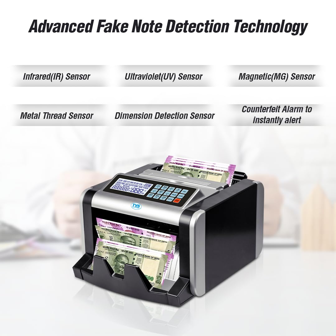 Tvs Cash Counting Machine CC-232 Classis Plus