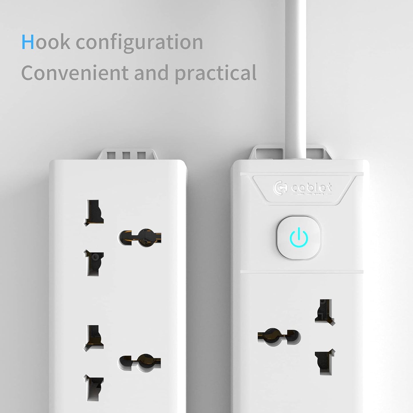 Cablet 4 Socket 1 Switch 4.5m Spike 4010-45
