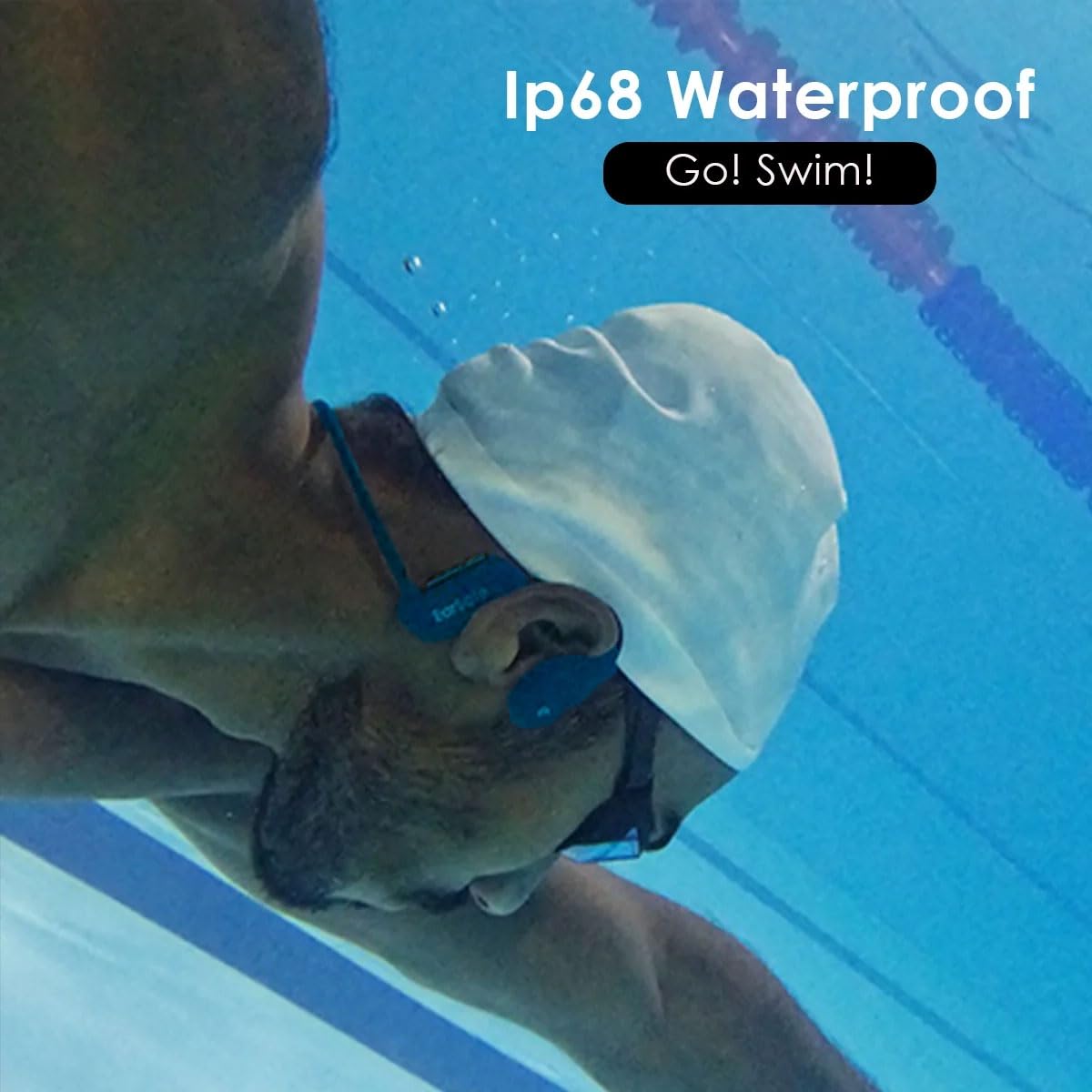 NG EarSafe Pro Open Ear Bone Conduction Headphones Blue