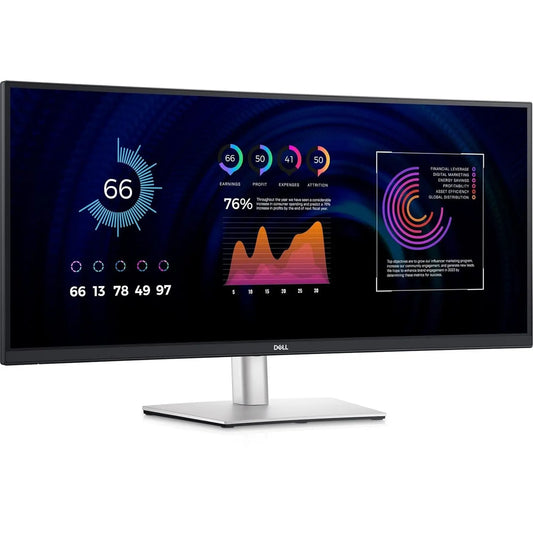 Dell P3424WE 34-inch Ultrawide Monitor with 1440p Curved Display and USB-C Hub Connectivity My Store