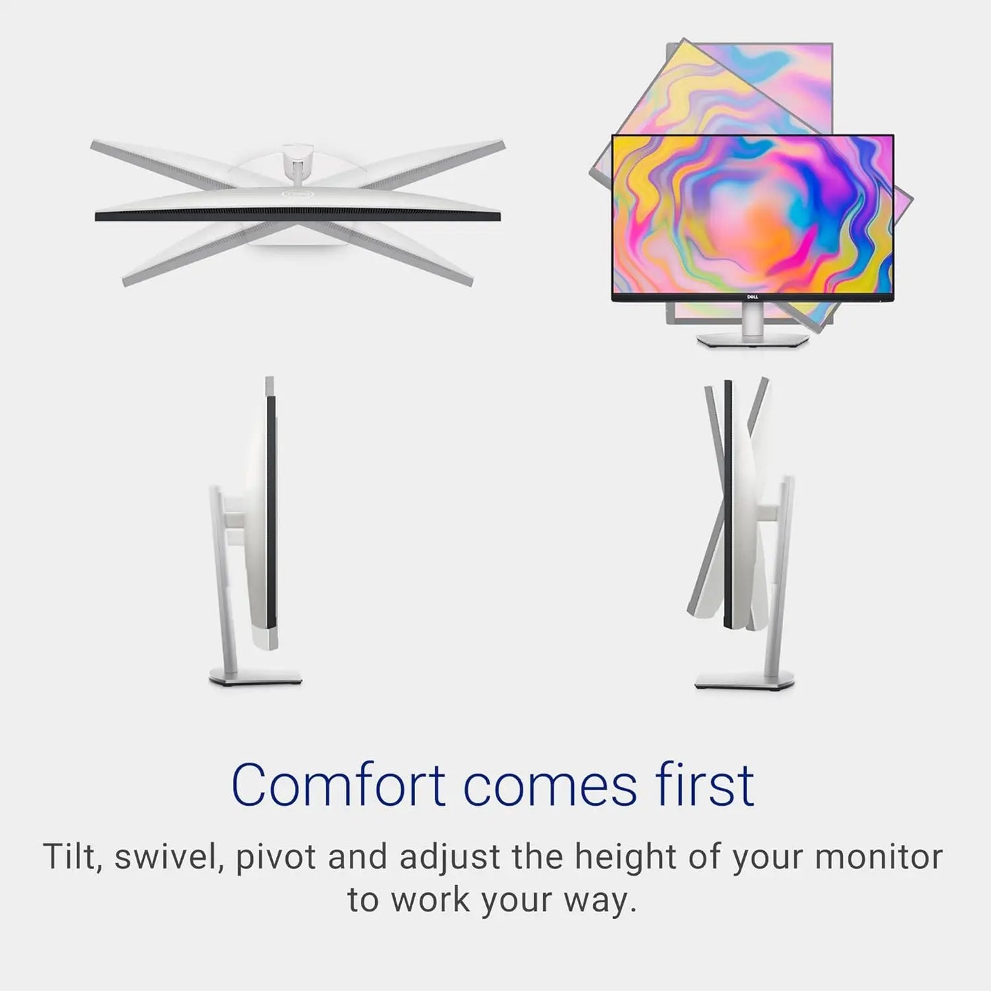 Dell S2722QC 27" 60Hz HDR 2160p 4K UHD IPS Panel Monitor with Dual Speakers My Store