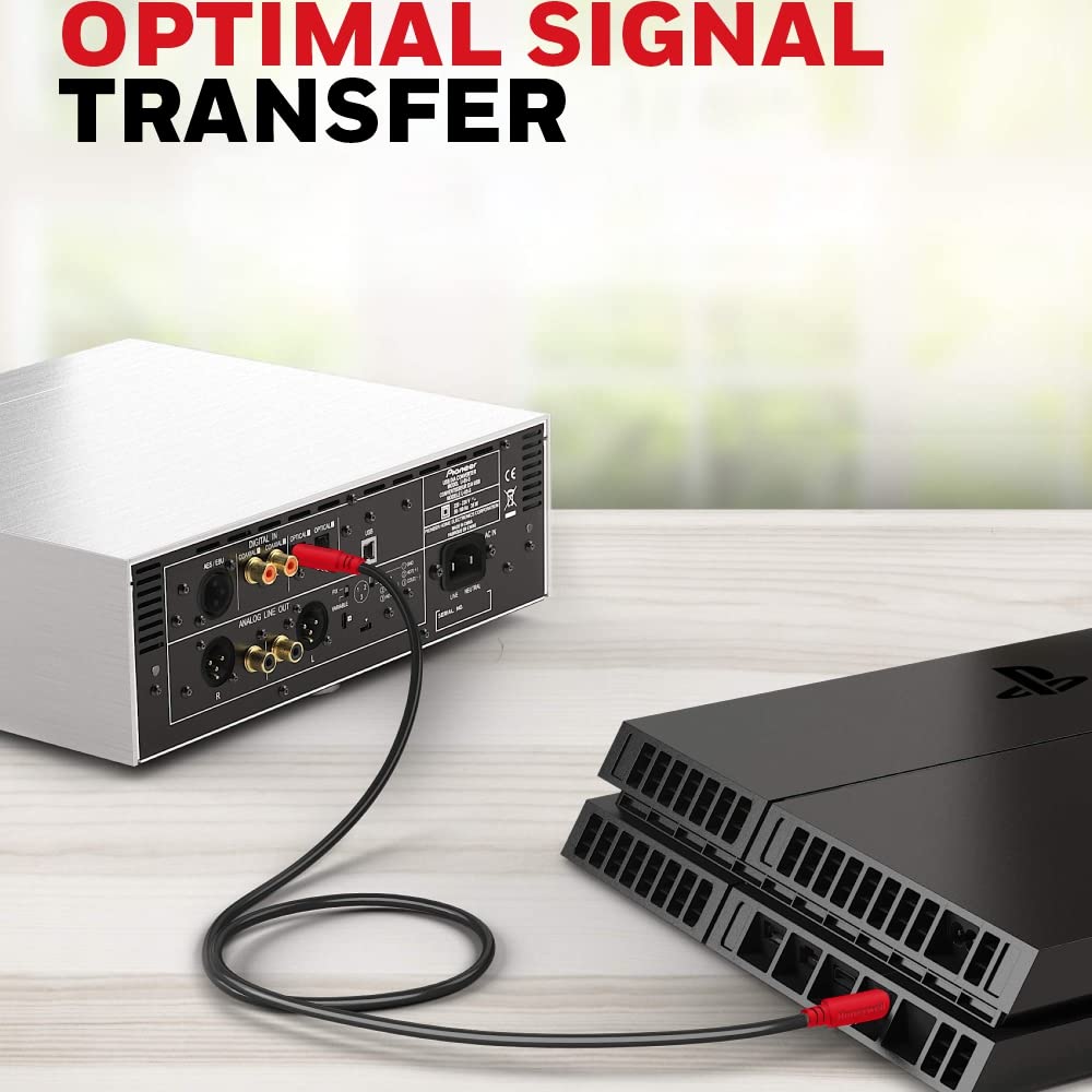 Honeywell Digital Optical Cable 2 meter 24K Gold Plated Connectors