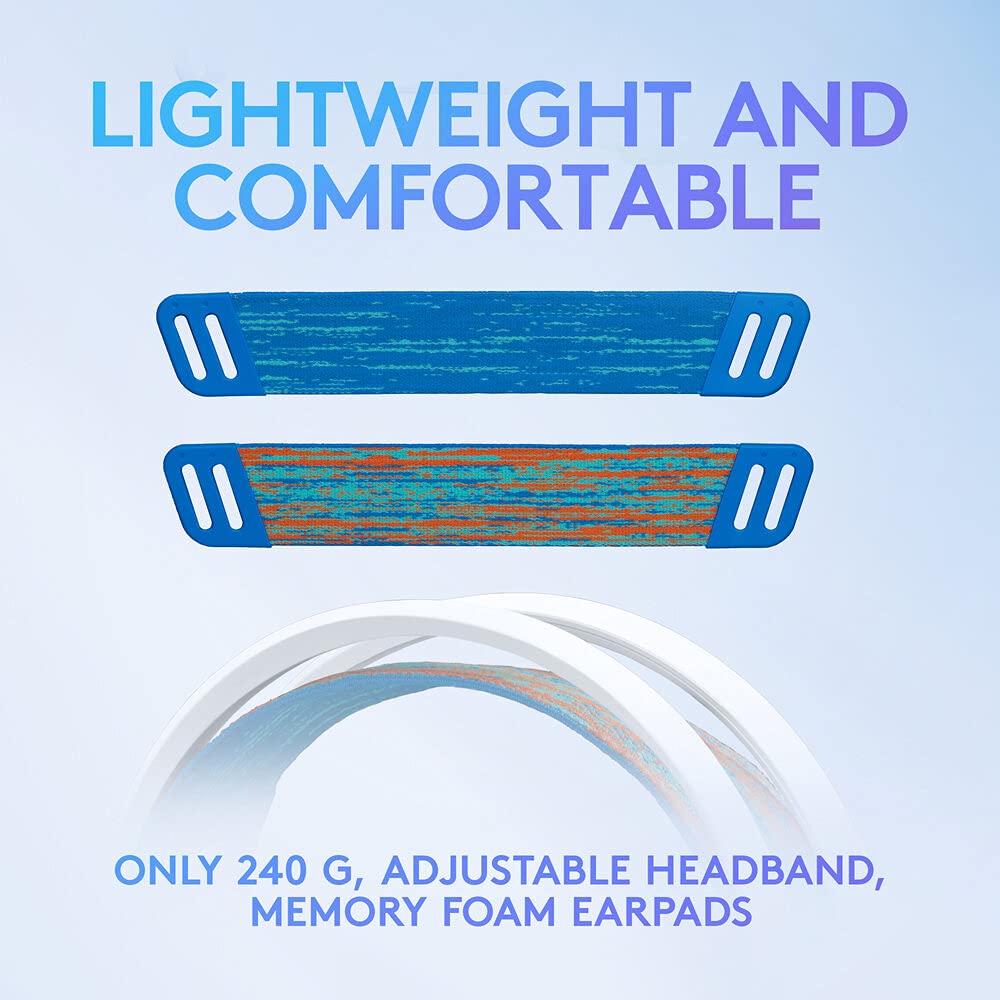 Logitech G335 Wired Lightweight Gaming Headphone  White