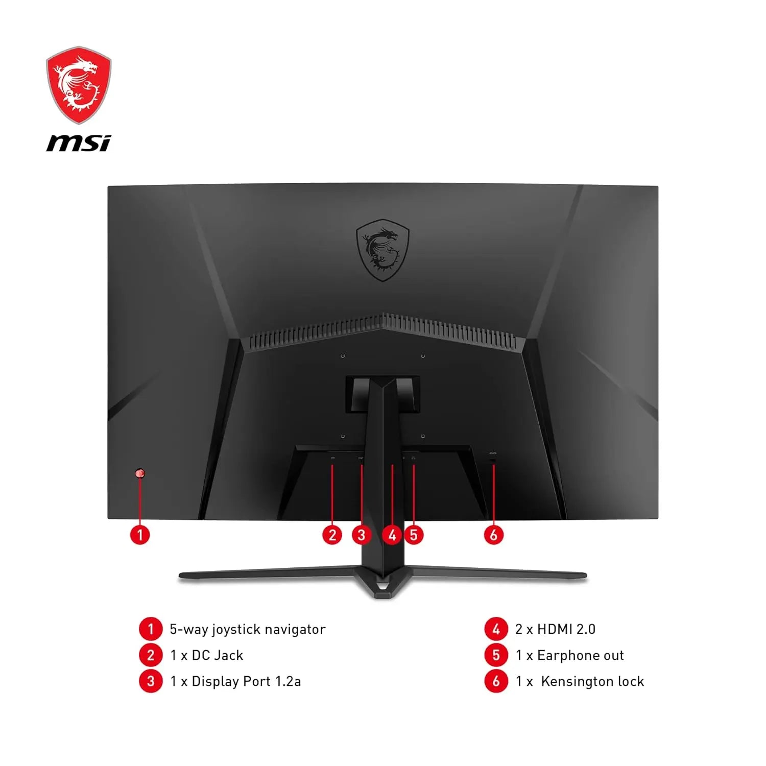 MSI G32C4X 32" FHD 250Hz 1ms VA AMD Freesync Curved Gaming Monitor My Store