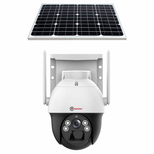 Trueview 3MP IP Outdoor 4G Solar Camera Dual Lens With 10X Zoom T18164