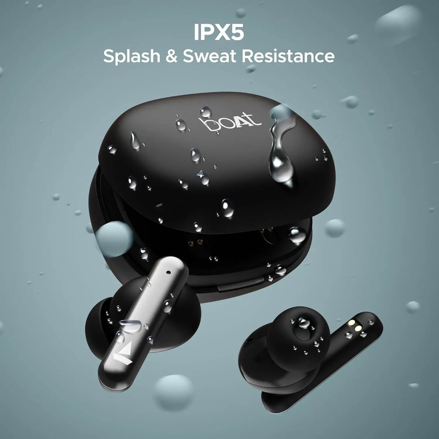 boAt Airdopes Bliss ANC in Ear TWS Earbuds (Royal Black) My Store