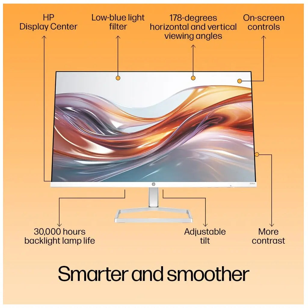 HP Series 5 524SA 23.8" FHD 100Hz Built-in-Speaker IPS Monitor My Store