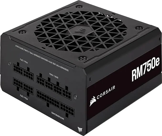 Corsair RM750e 3.0 750W Fully Modular 80 Plus Gold Certified SMPS Power Supply Unit - Black