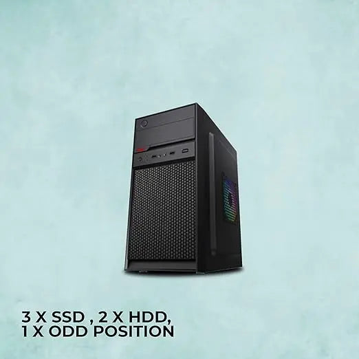 Foxin Anthony Desktop Computer Case with 500W power Supply