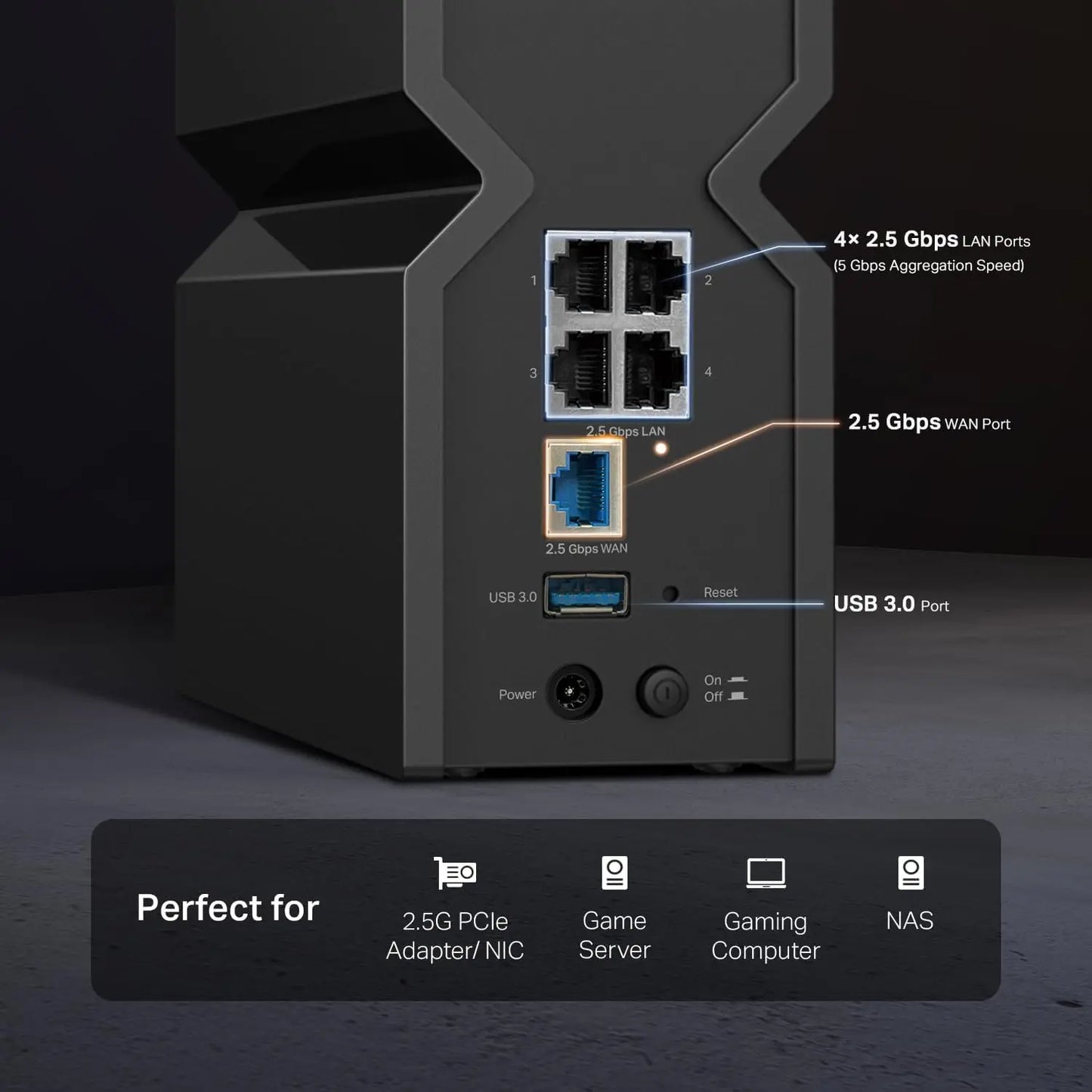 TP-Link Archer BE550 BE9300 Tri-Band Whole Home EasyMesh Wi-Fi 7 Router