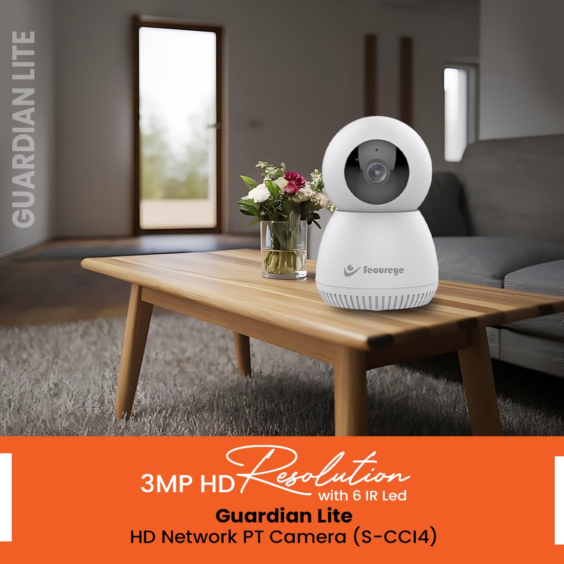 Secureye Guardian Lite 3MP IP WiFi Dome Camera