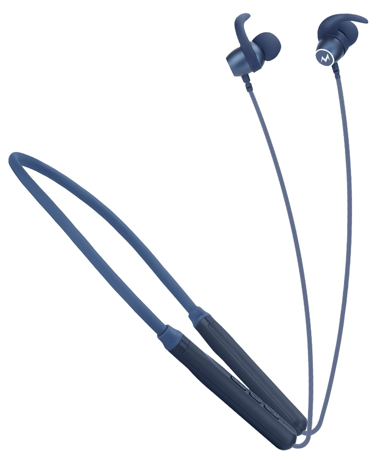 Tempt Groove Bluetooth 5.2 Neckband with OxyAcoustics Technology Navy Blue