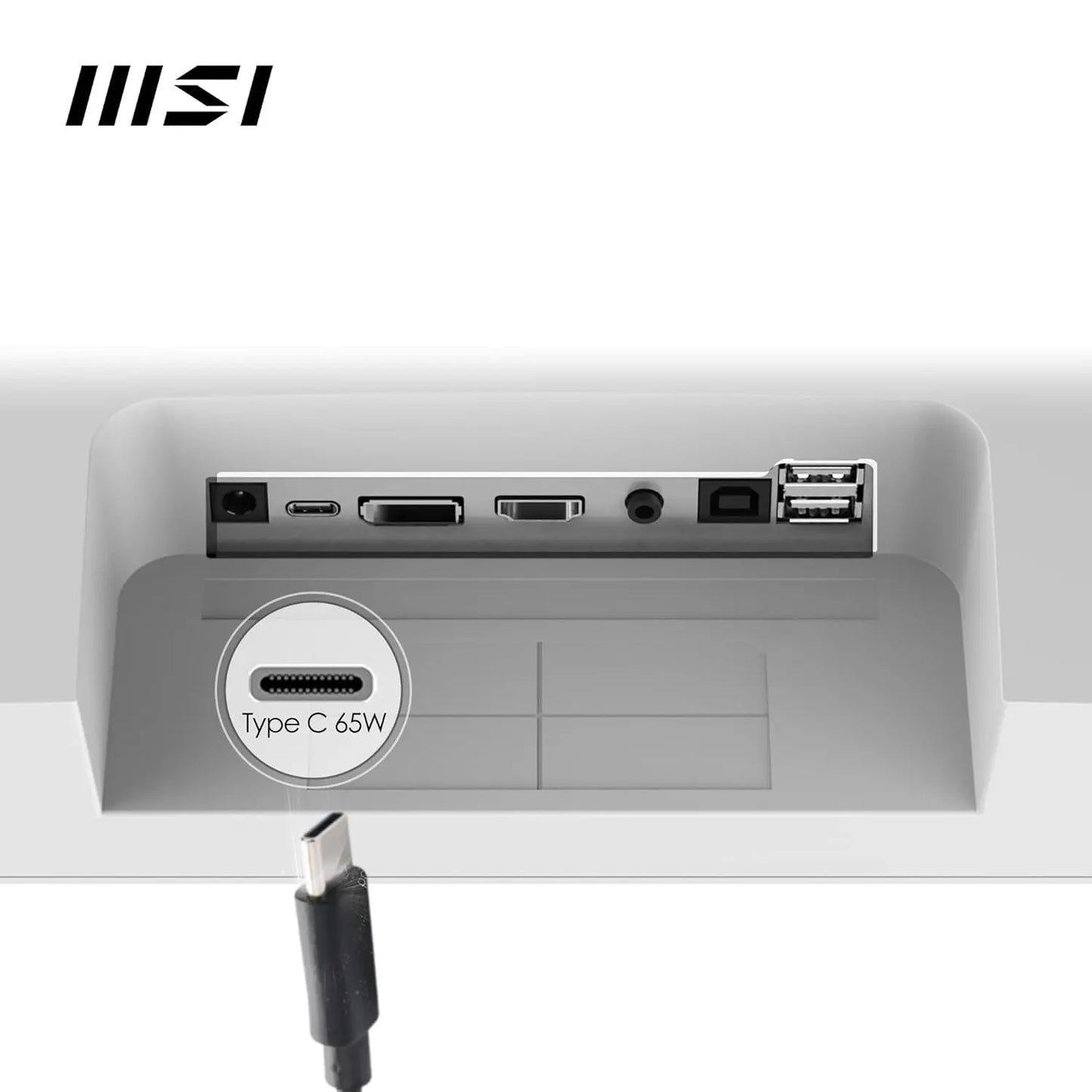 MSI Modern MD272XPW 27" FHD 100Hz 4ms IPS Built-in-Speaker Monitor-White My Store