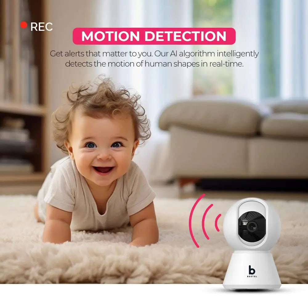 Beetel 3MP Full HD Smart Wi-Fi CCTV Home Security Camera CC3