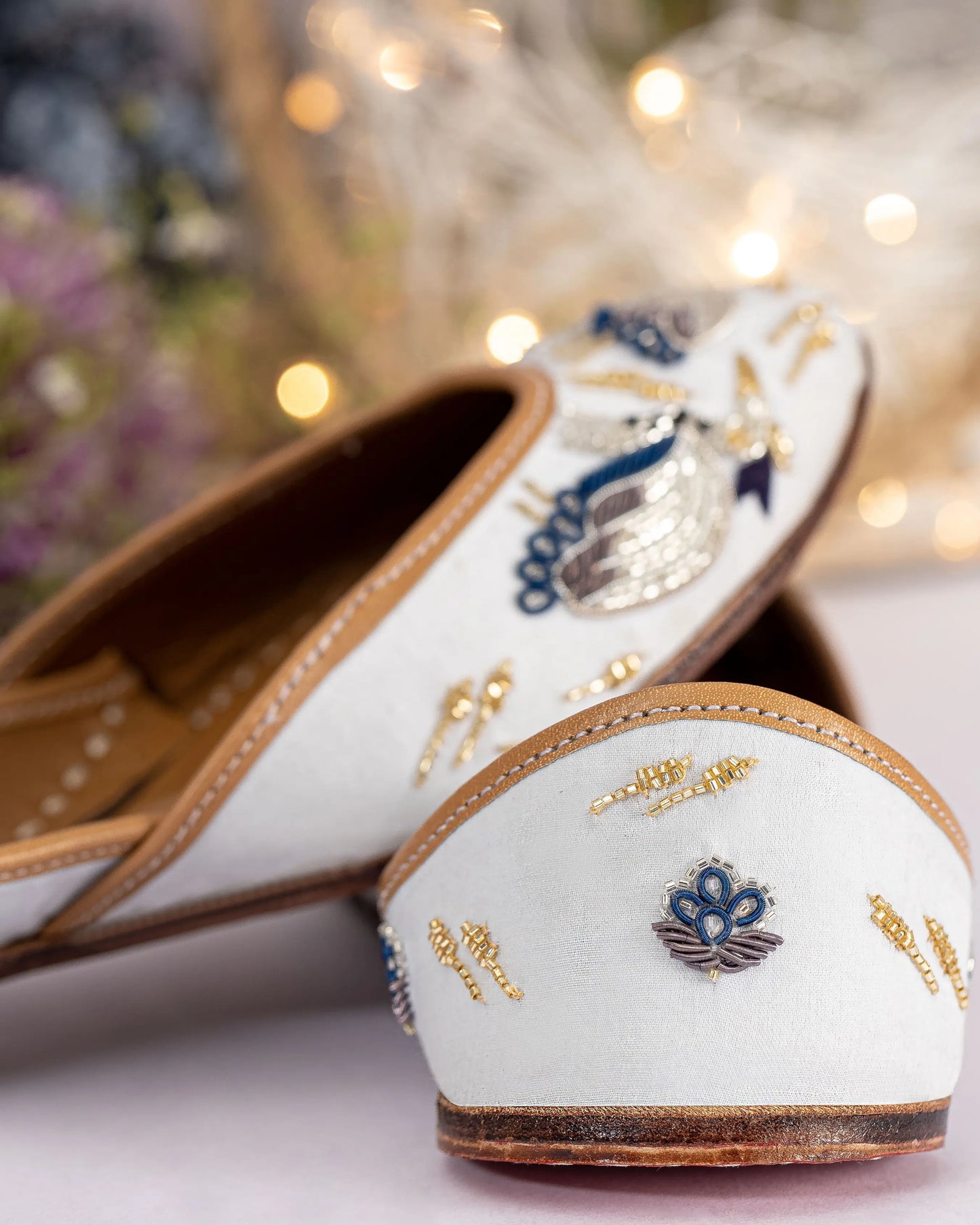 Flamingo Red Handcrafted Jutti My Store