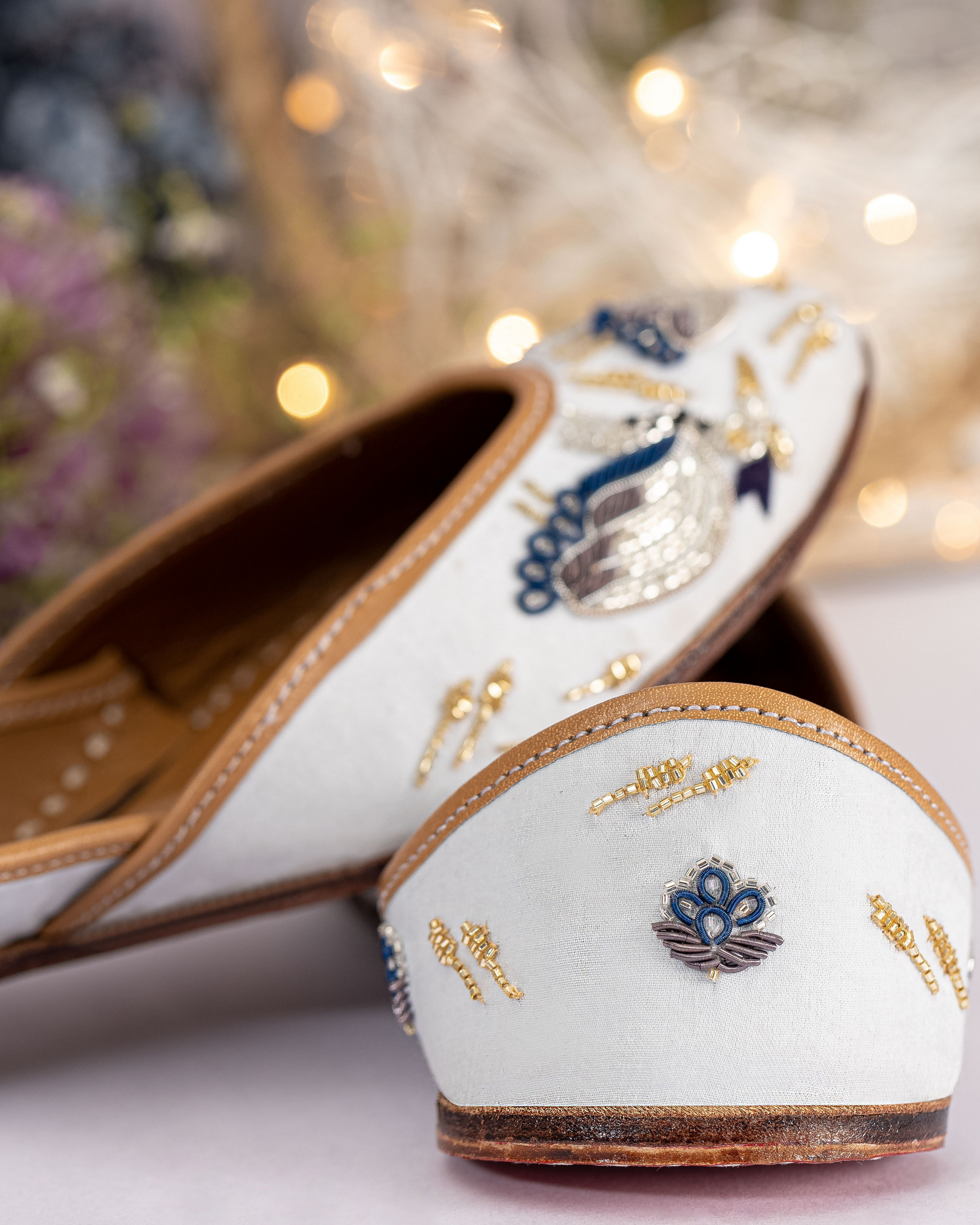 Flamingo Red Handcrafted Jutti My Store