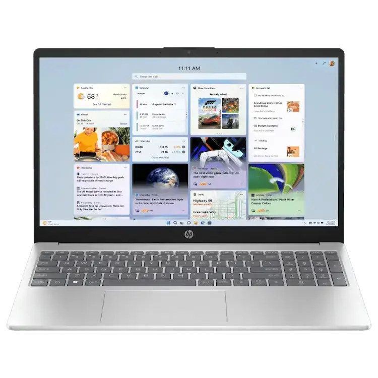 HP Laptop 15-FD0467TU 13th Gen Intel core i5 Processor/16GB/RAM/512GB SSD/Win11/Intel Iris Xe Graphics/Microsoft Office Home & Student 2021/Screen Inch 15.6/Silver