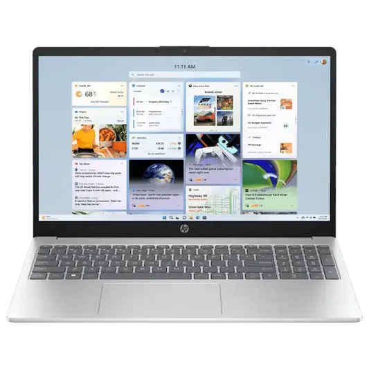 HP Laptop 15-FD0467TU 13th Gen Intel core i5 Processor/16GB/RAM/512GB SSD/Win11/Intel Iris Xe Graphics/Microsoft Office Home & Student 2021/Screen Inch 15.6/Silver