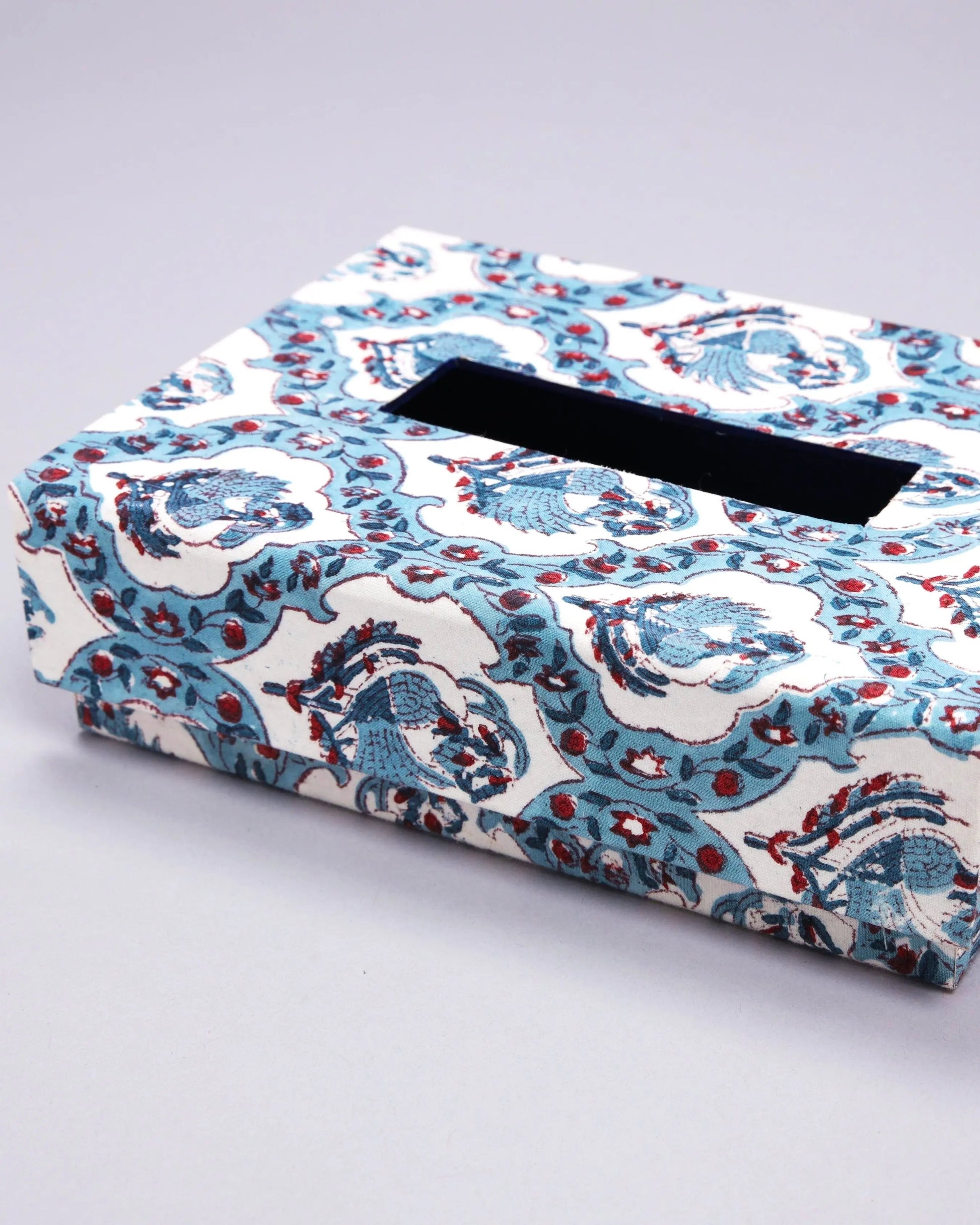 Frozen Fjord Handblock Tissue Box My Store