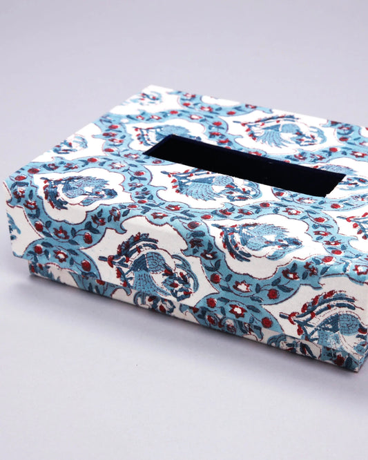 Frozen Fjord Handblock Tissue Box My Store