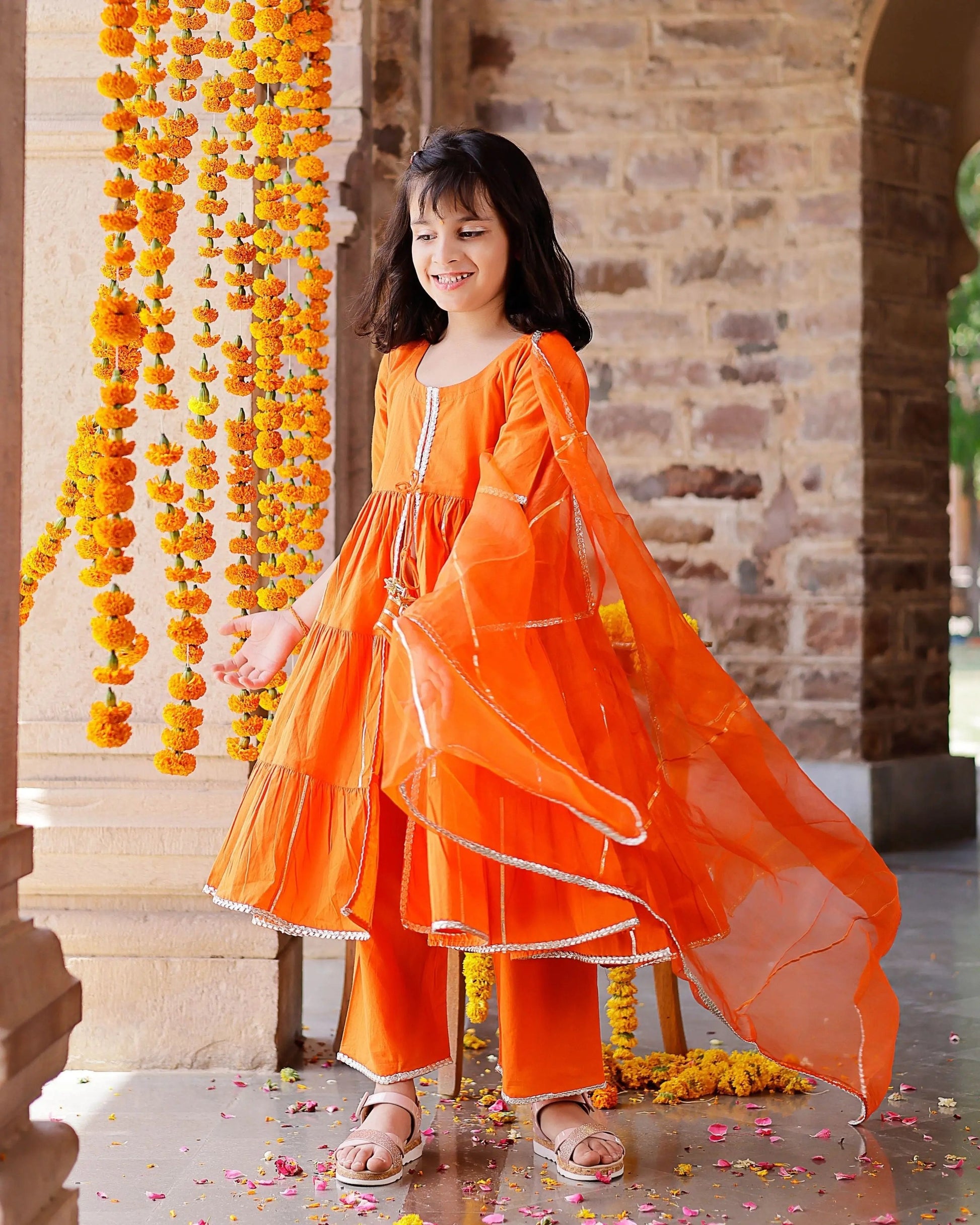 Maya Cotton Gotapatti Suit Set My Store