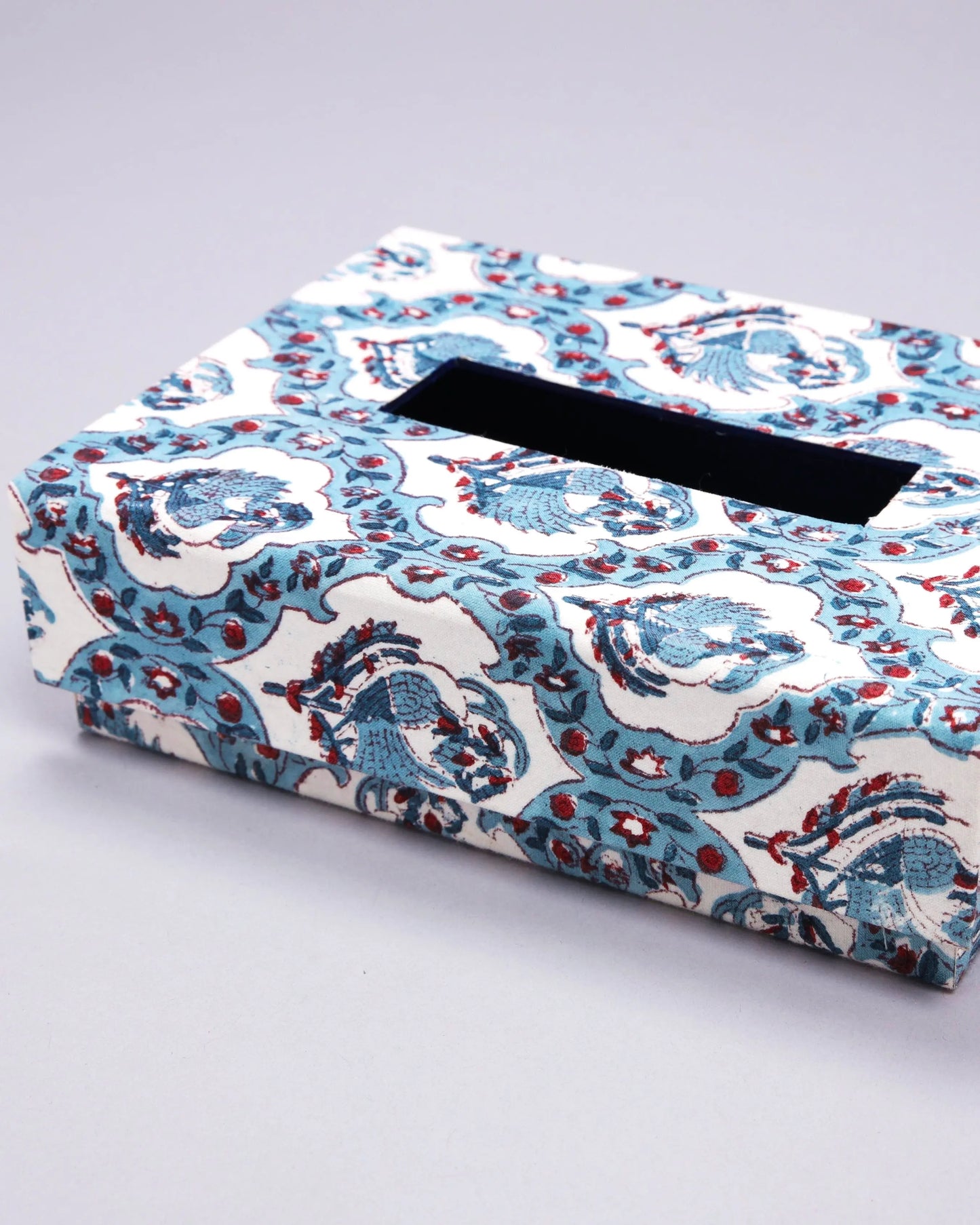 Frozen Fjord Handblock Tissue Box My Store