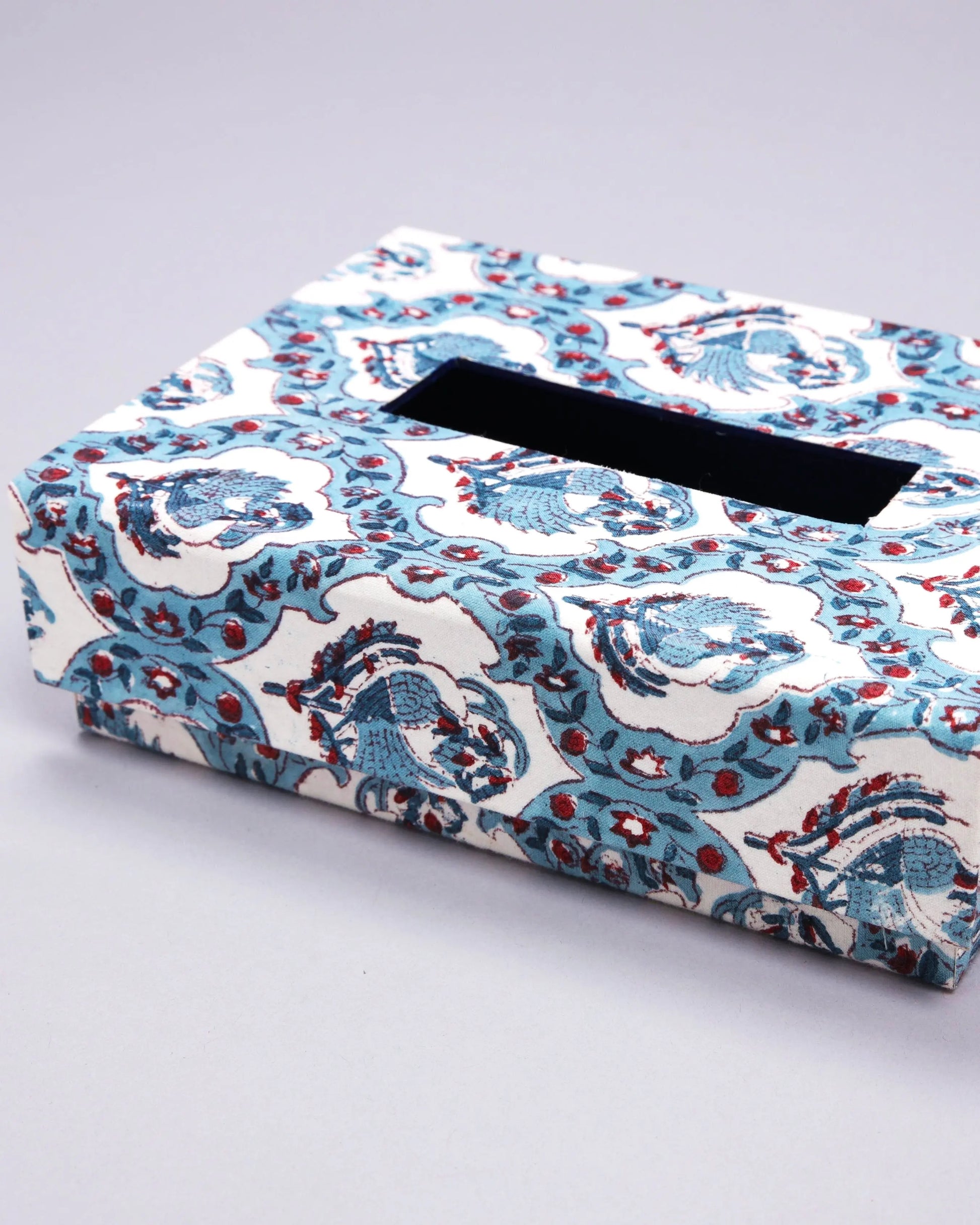 Frozen Fjord Handblock Tissue Box My Store