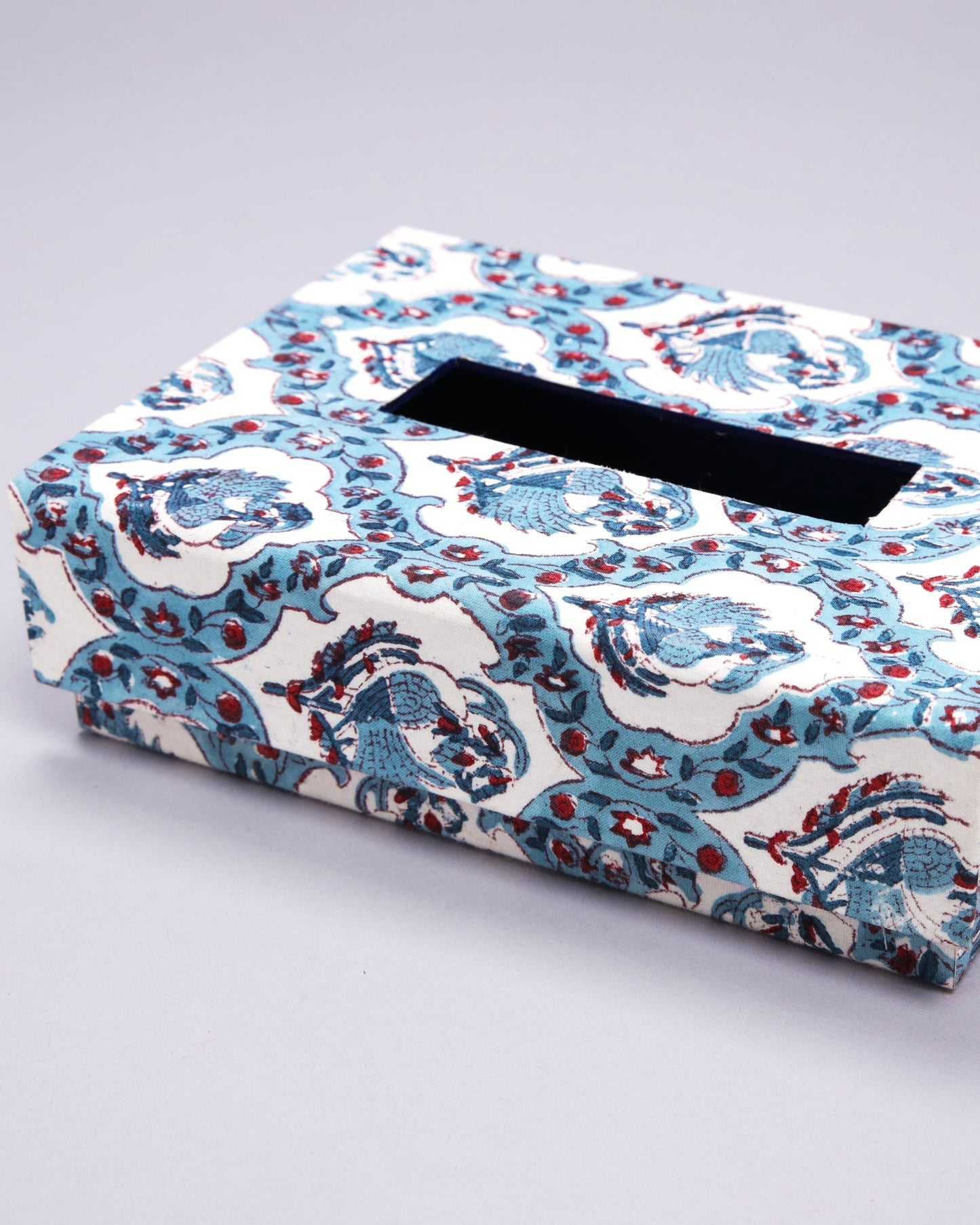 Frozen Fjord Handblock Tissue Box My Store