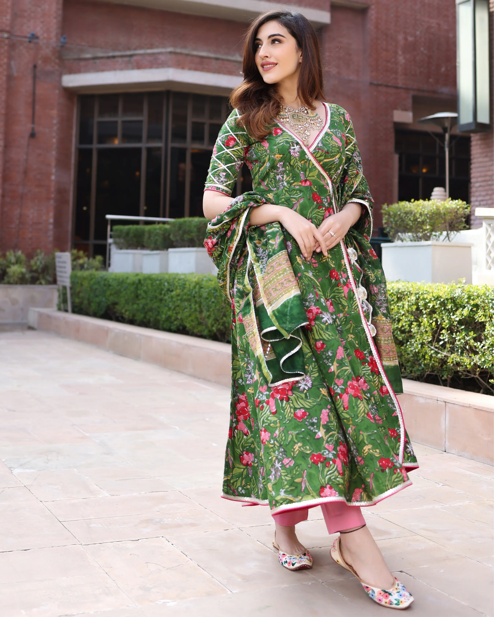 Green Beetle Handblock Suit Set My Store