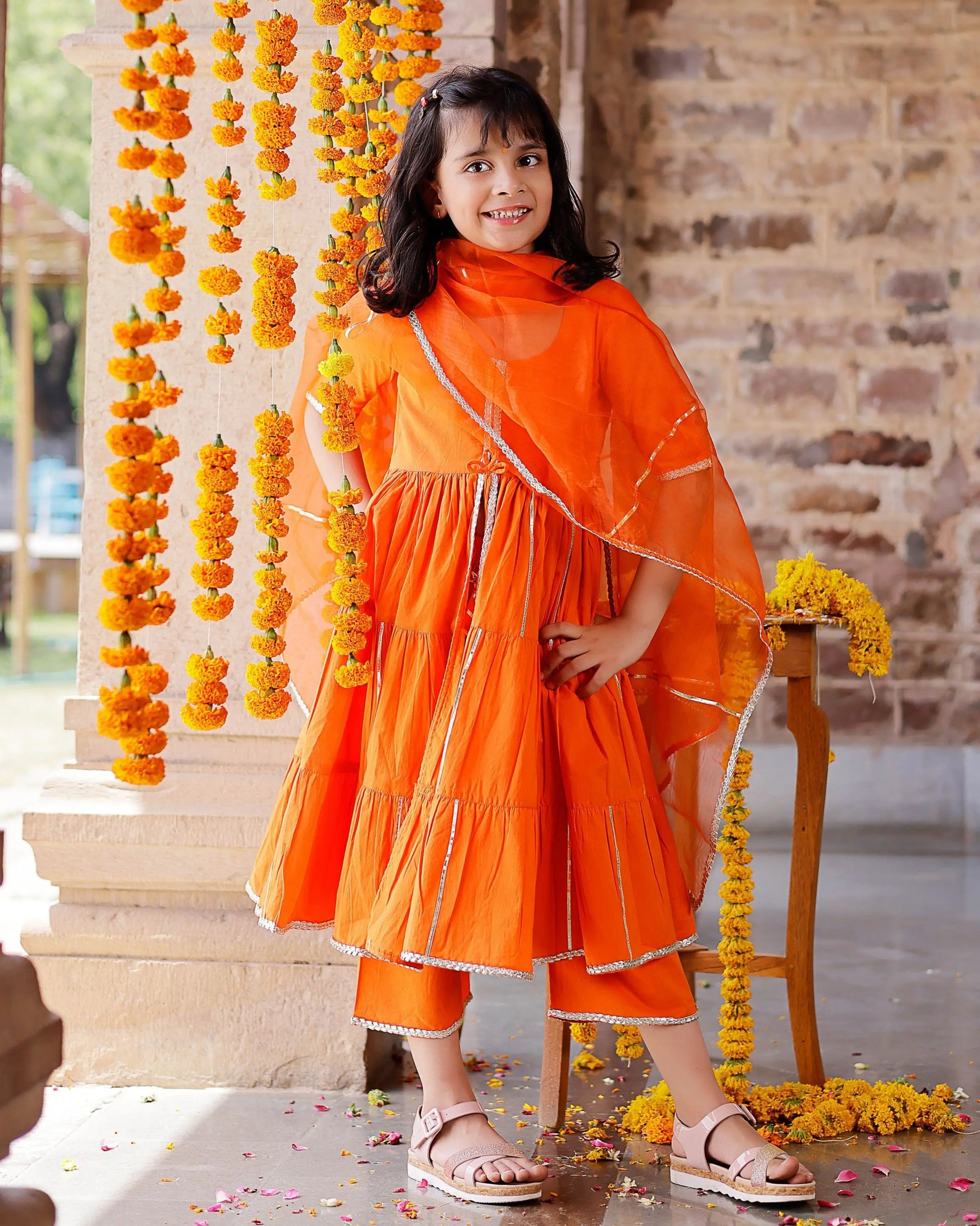 Maya Cotton Gotapatti Suit Set My Store